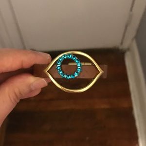 Brown bracelet with evil eye 👁